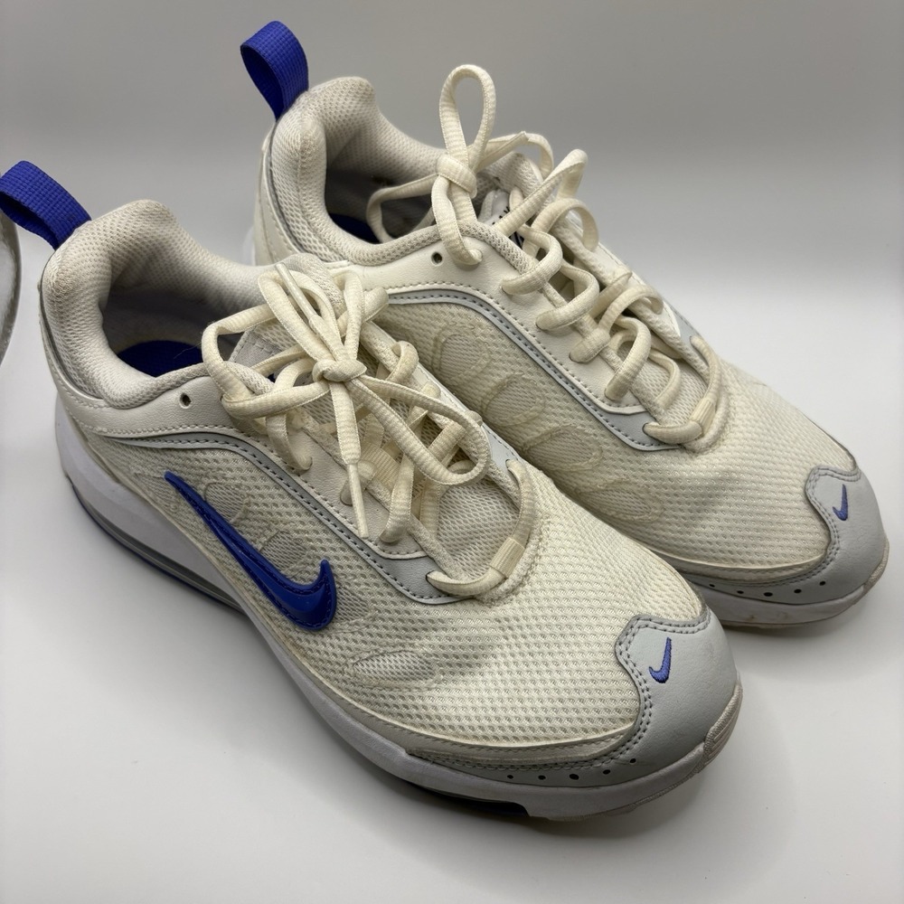 Nike Air Max AP Shoes Womens Size 7 Sail White Ultramarine Sneakers CU4870-111